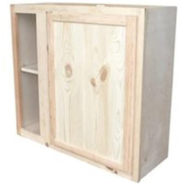 Deluxdesigns 36 in. Wall Pine Blind Cabinet DE1644847